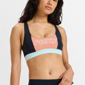 Womens Roxy Active Coloblock Bikini Top