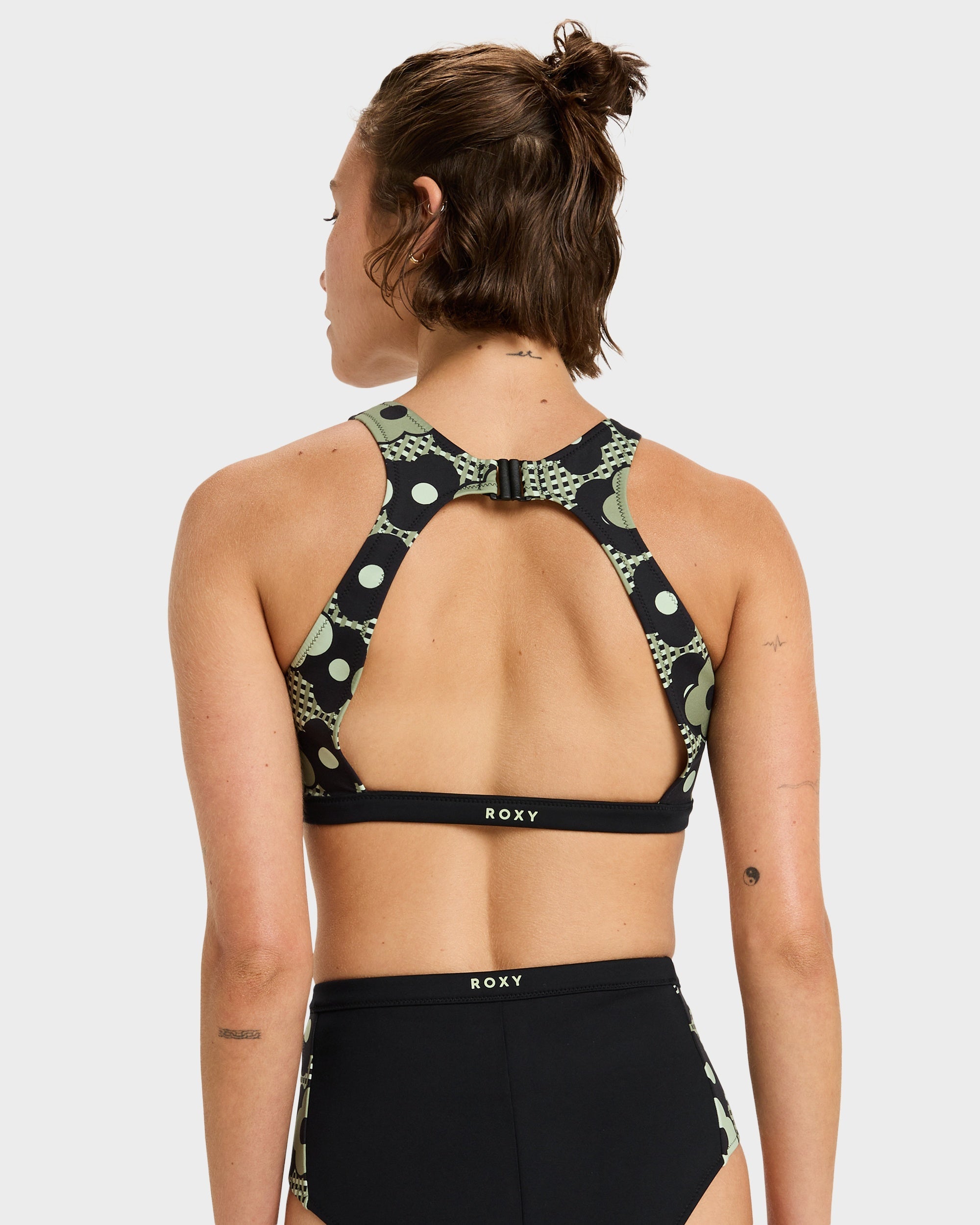 Womens Pro Wave Crop Top Bikini Top