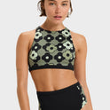 Womens Pro Wave Crop Top Bikini Top