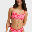 Womens Khloe Basic Bralette Bikini Top