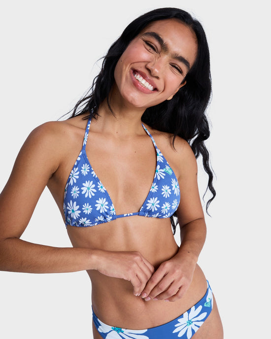 Womens Printed Essentials Tiki Tri Bikini Top