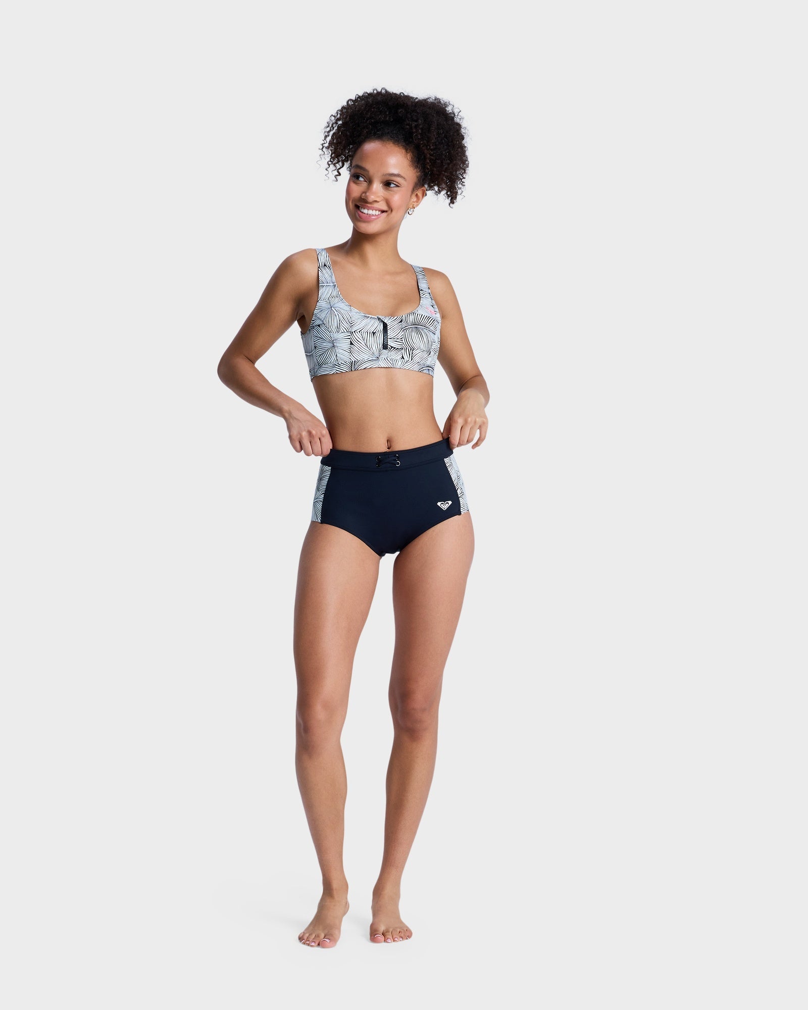 Womens Pro Surf Athletic Tri Bikini Top