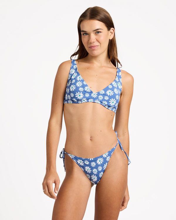Womens Printed Essentials Underwire D Cup Bikini Top
