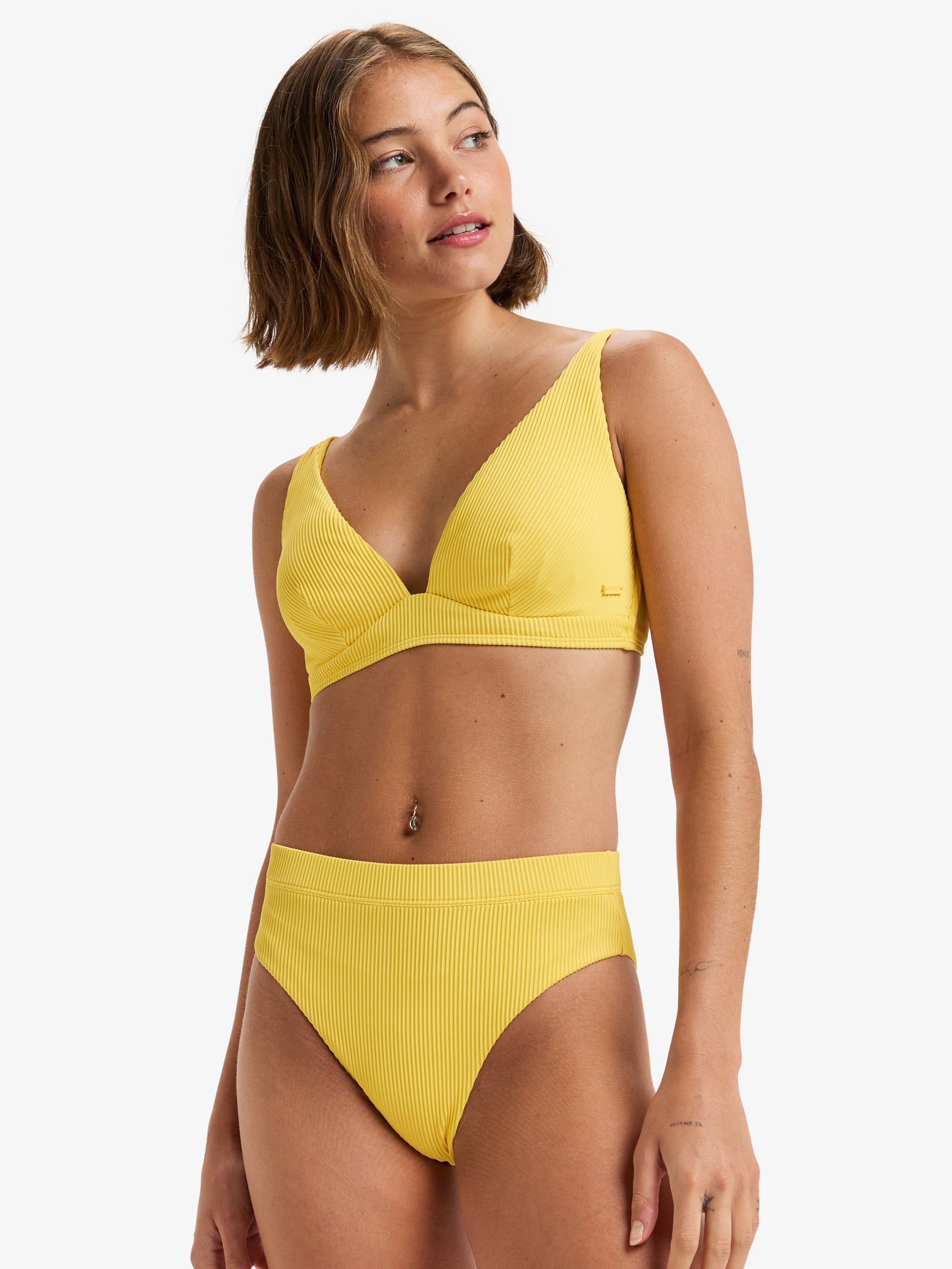Roxy yellow bikini top