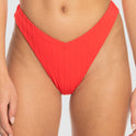 Womens Rib Roxy Love The Sunseeker Bikin Bottom