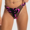 Womens Rowley X Roxy High Leg Cheeky Bikini Bottom