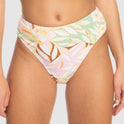 Womens Meadow Flowers Midwaist Mod Bikini Bottom
