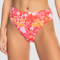 Womens Meadow Flowers Midwaist Mod Bikini Bottom