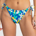Womens Sunny Days Floral Cheeky Bikini Bottom