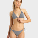 Womens Gingham Cheeky Bikini Bottom
