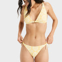 Womens Tropical Tile Cheeky Bikini Bottom