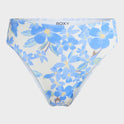 Womens Artsy Floral Midwaist Hl Mod Bikini Bottom