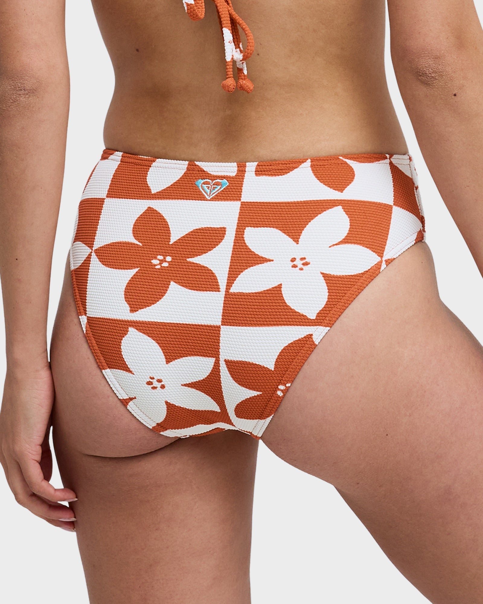 Womens Hazy Days Mid Waist Classic Bikini Bottom