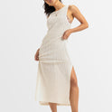 Womens Playa Mood Crochet Long Dress