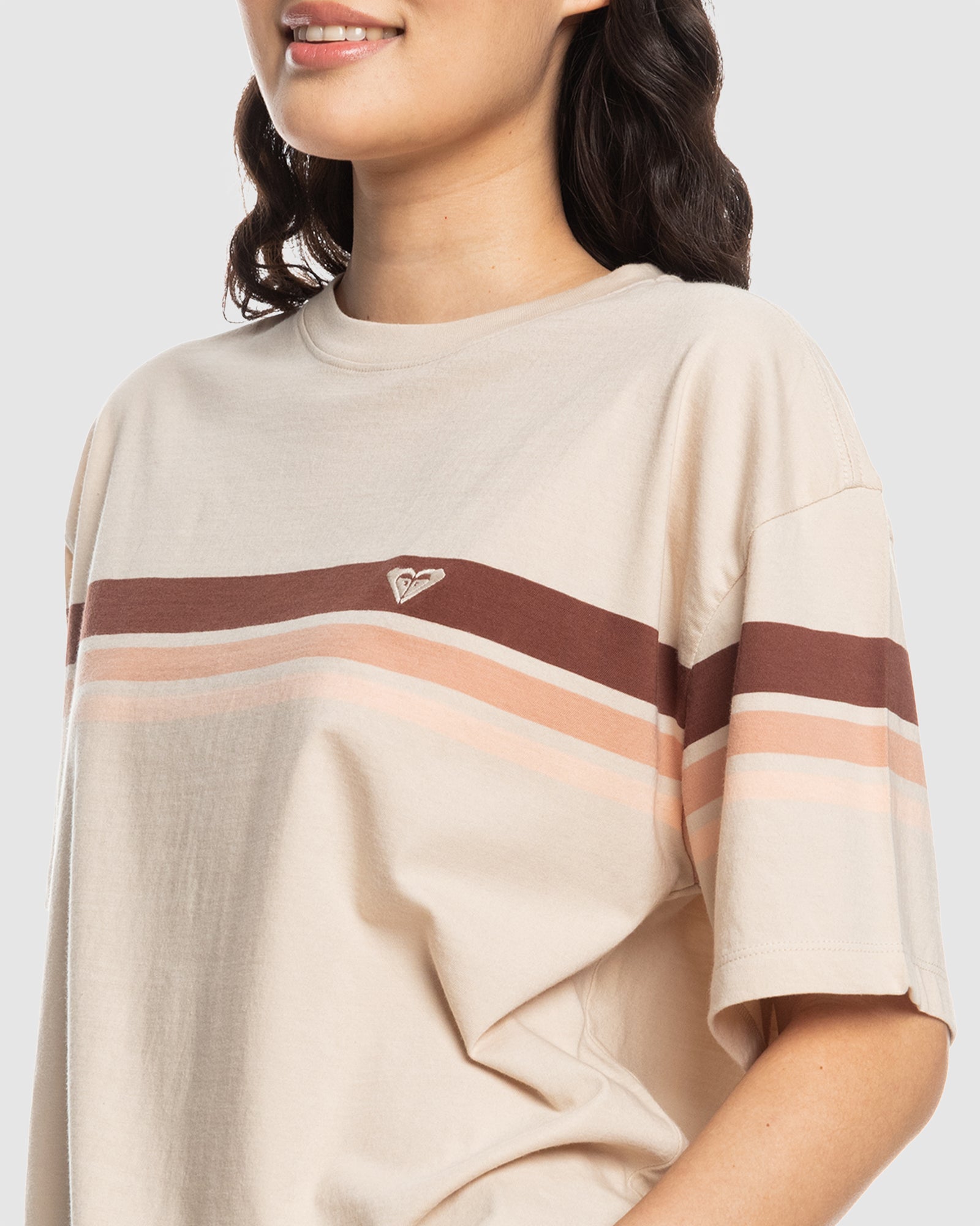 Womens The Colorful Beach Oversized T-Shirt