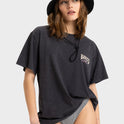 Womens Sunny Oversized Optic Wash T-Shirt