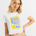 Womens Atlas Ocean Regular Crop T-Shirt