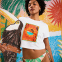 Womens Atlas Ocean Regular Crop T-Shirt