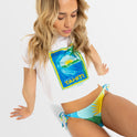 Womens Atlas Ocean Regular Crop T-Shirt