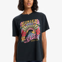 Womens Sunny Oversized Stone Wash T-Shirt