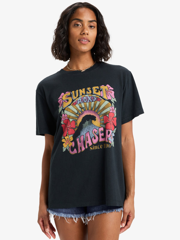 Womens Sunny Oversized Stone Wash T-Shirt