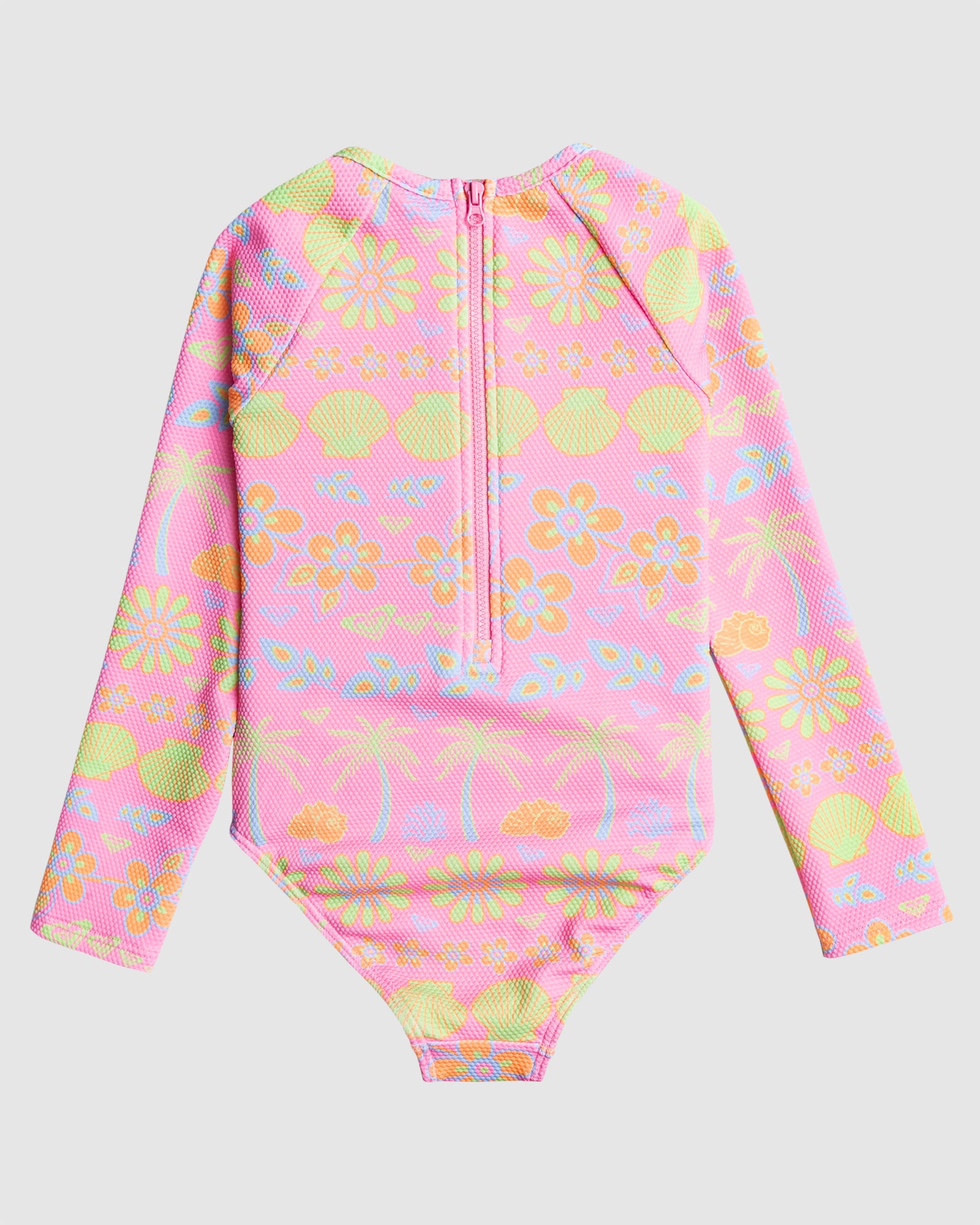 Girls Beach Day Together Ls Onesie Rashguard