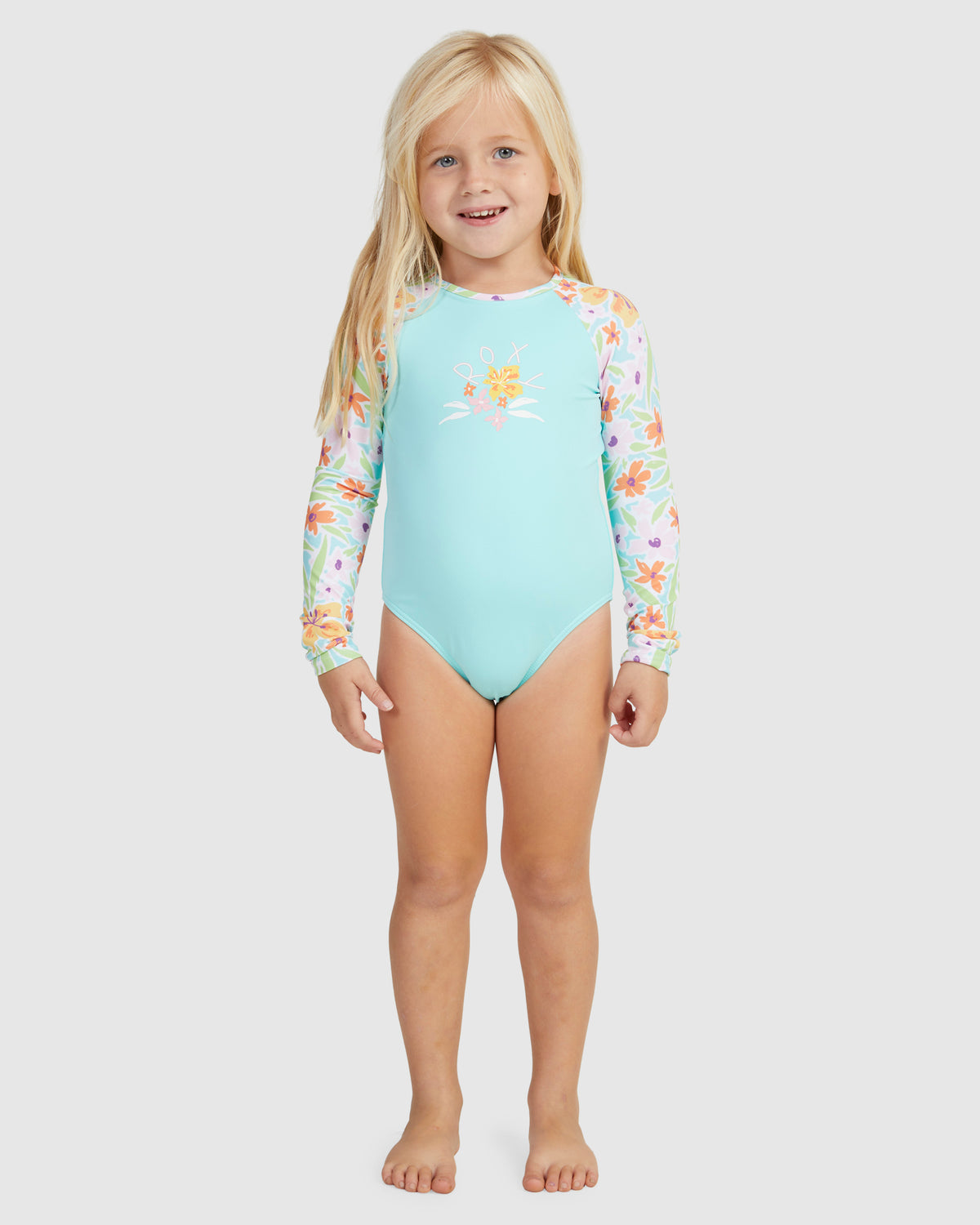 Girls Hawaiian Spirit Onesie Rashguard