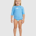 Girls Essential 3/4 Sleeves Rashguard