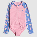 Girls 2-7 Lorem Long Sleeve One-Piece Rash Vest