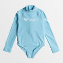 Girls 2-7 Heater Long Sleeve One Piece Rash Vest