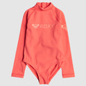 Girls 2-7 Onesie Heater Long Sleeve Rash Vest