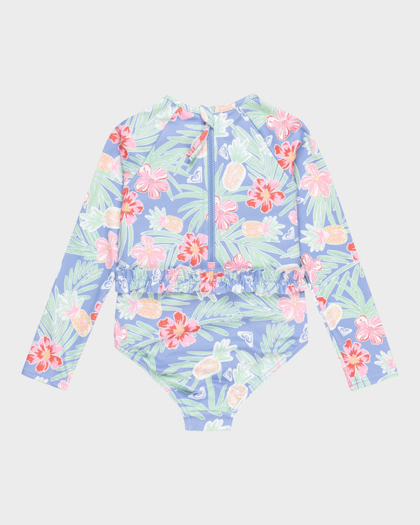 Girls 2-7 Tropical Story Rash Vest