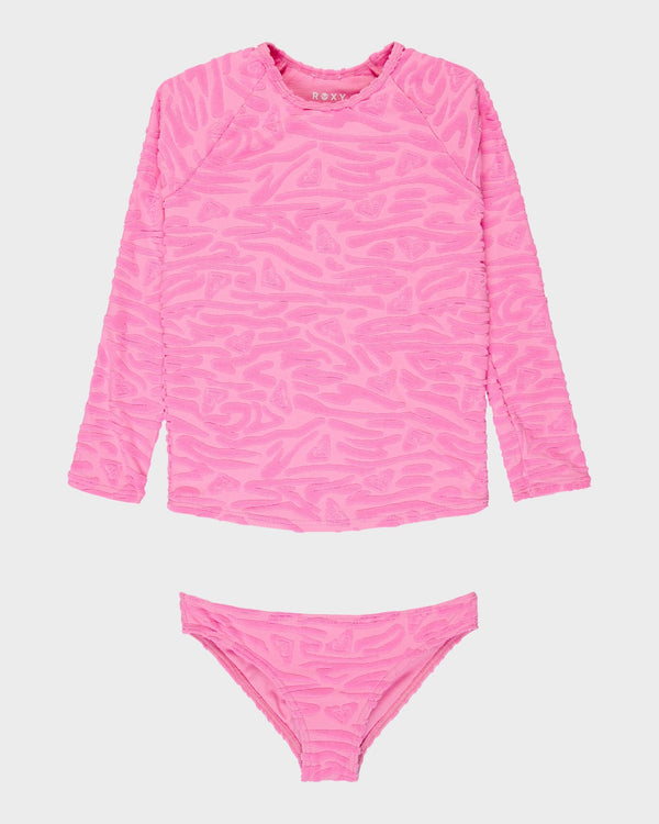 Girls 2-7 Animalia One Piece Rash Vest