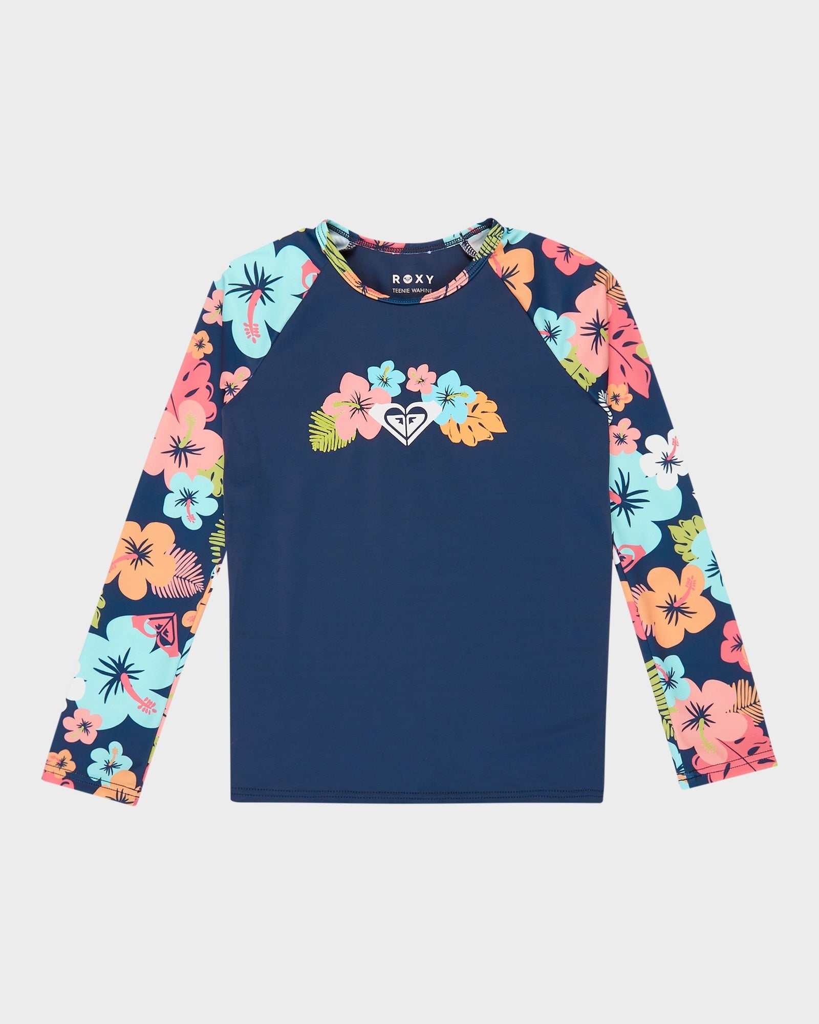 Girls 2-7 Morning Flower Lycra Set Rash Vest