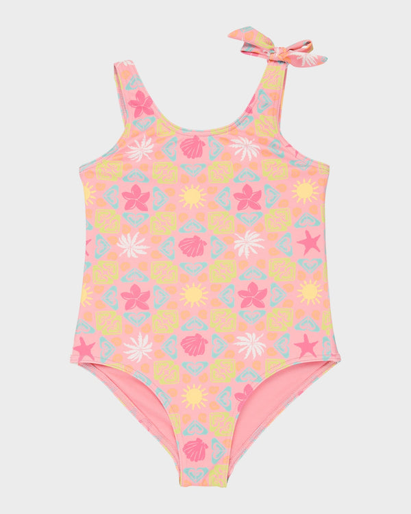 Girls 2-7 Check One Piece Swimsuit