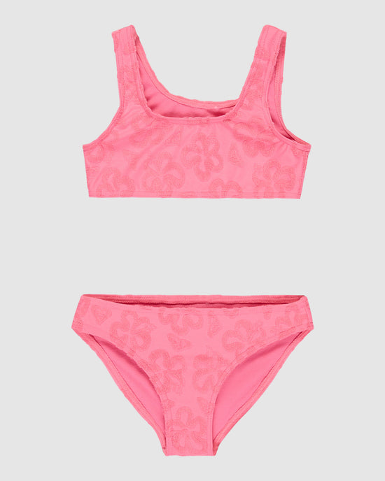 Girls 2-7 Flip Flower Two Piece