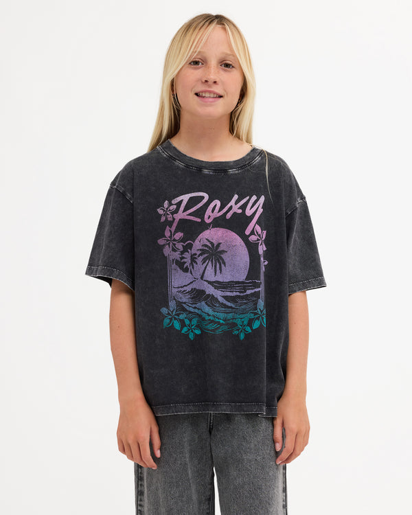 Girls 8-16 Eveoversize Washed T-Shirt
