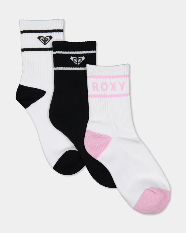Womens 3 Pack Crew Socks