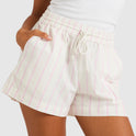 Womens Lekeitio Beach Stripe Elasticated Shorts