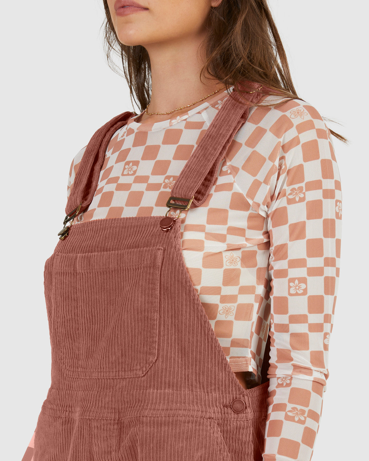 Womens Jana Cord Dungaree One Piece Outfit