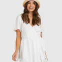 Womens Zenith Wrap Texture Dress