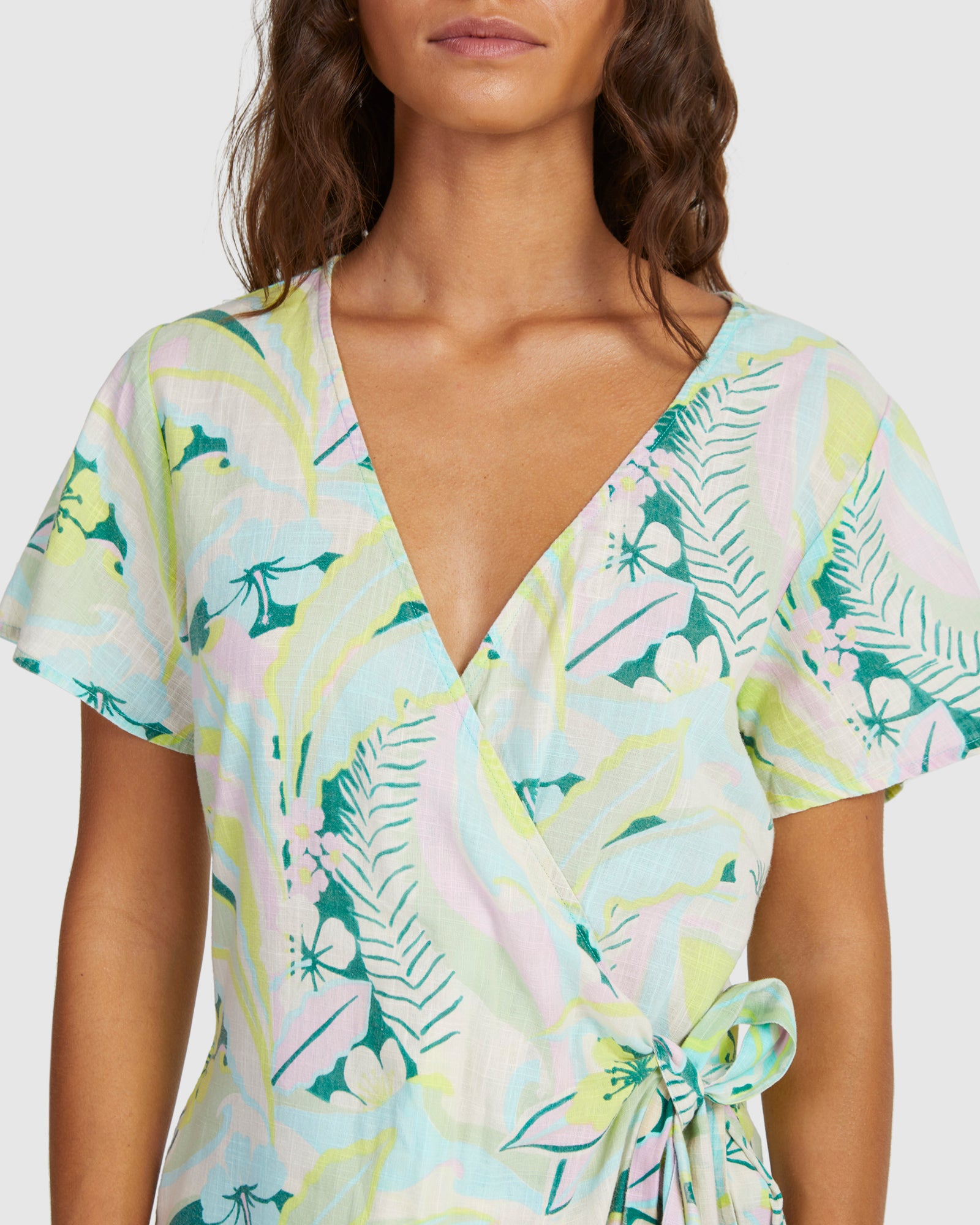 Womens Indigo Sand Wrap Ii Dress