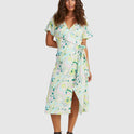 Womens Indigo Sand Wrap Ii Dress