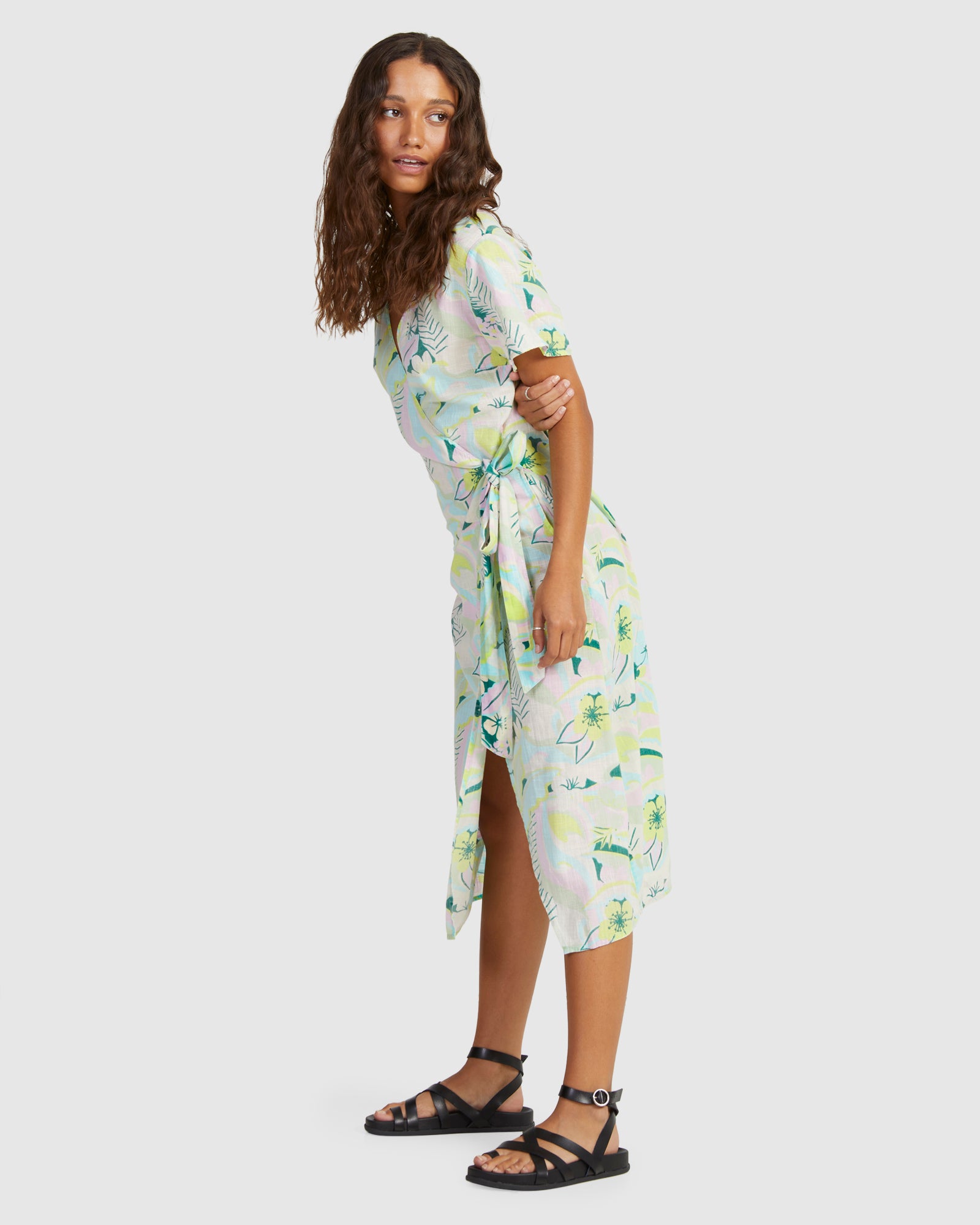 Womens Indigo Sand Wrap Ii Dress