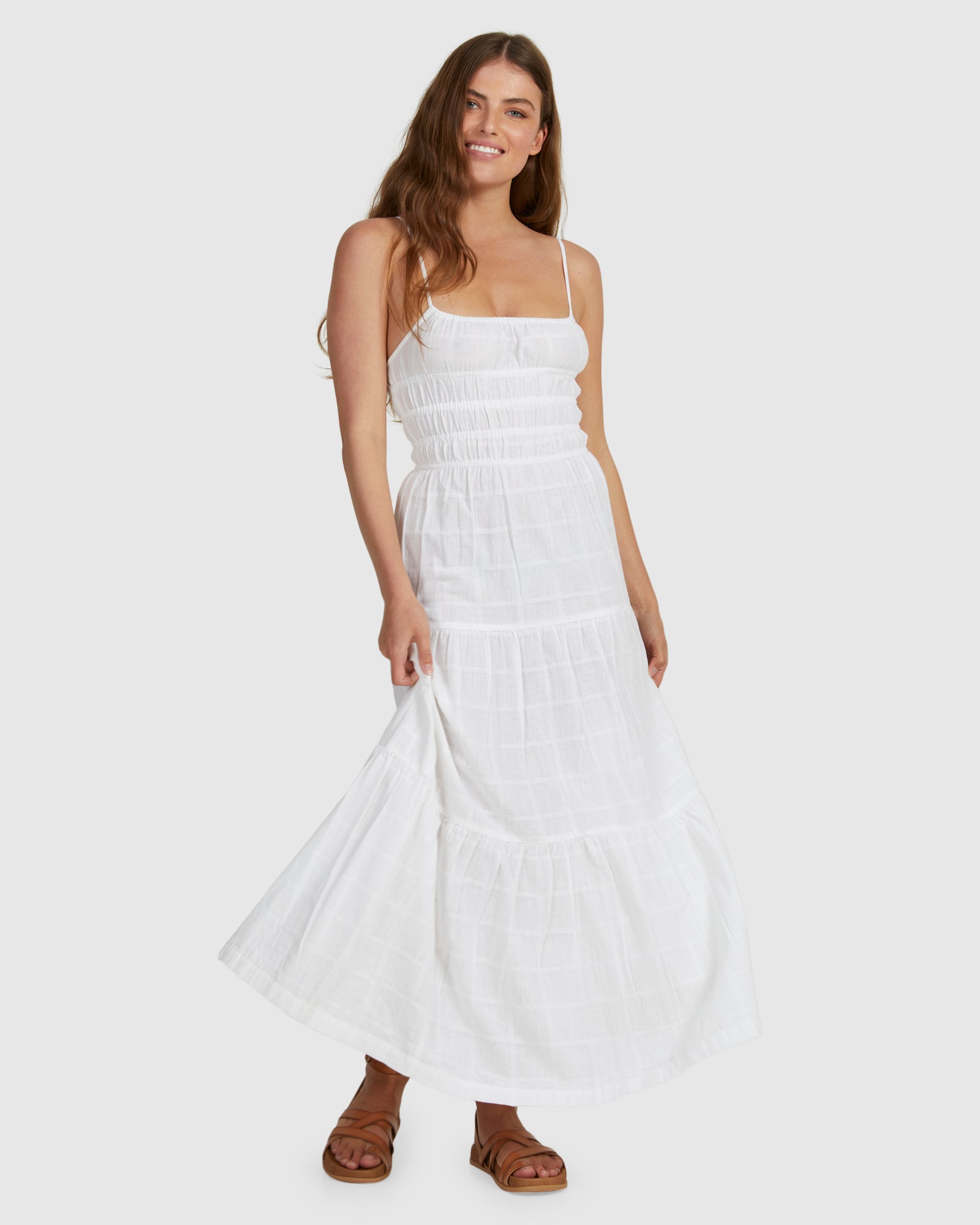 Womens Costa Del Sud Tiered Dress