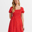 Womens Hello Petal Mini Dress