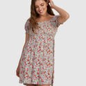 Womens Hello Petal Mini Dress