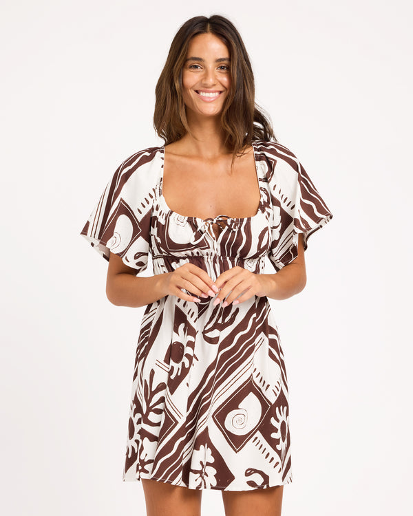Womens Cowrie Mini Dress