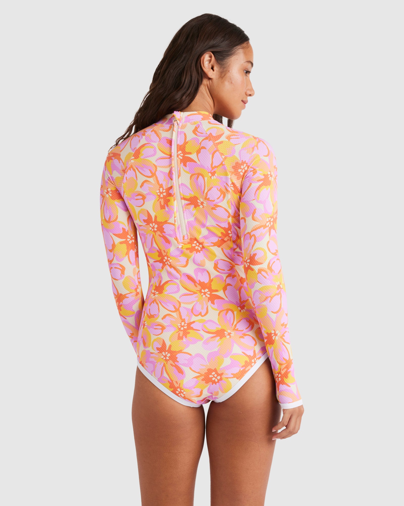 Womens Oasis Long Sleeve One Piece Swimsuit