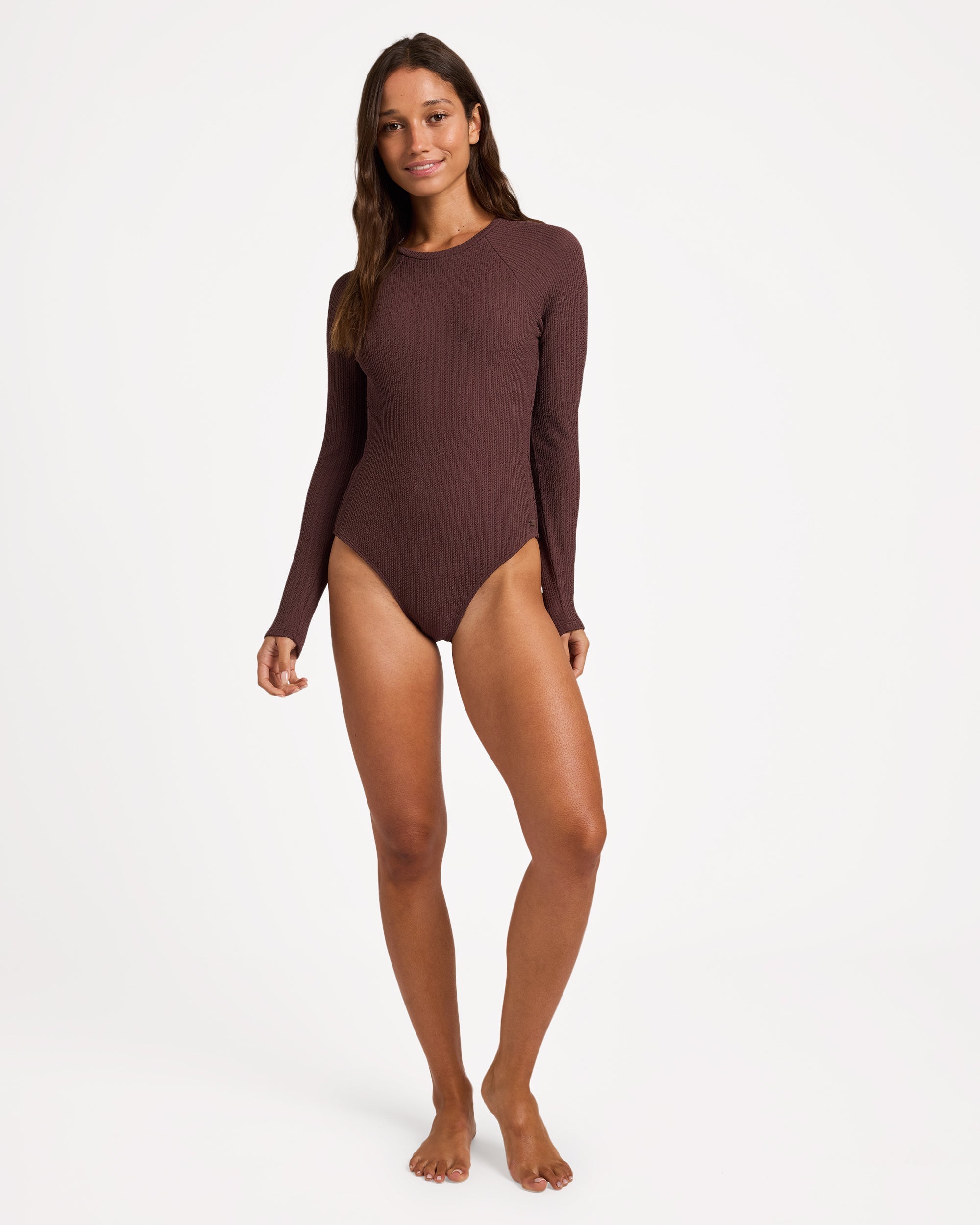 Womens Aruba Long Sleeve One Piece Rash Vest